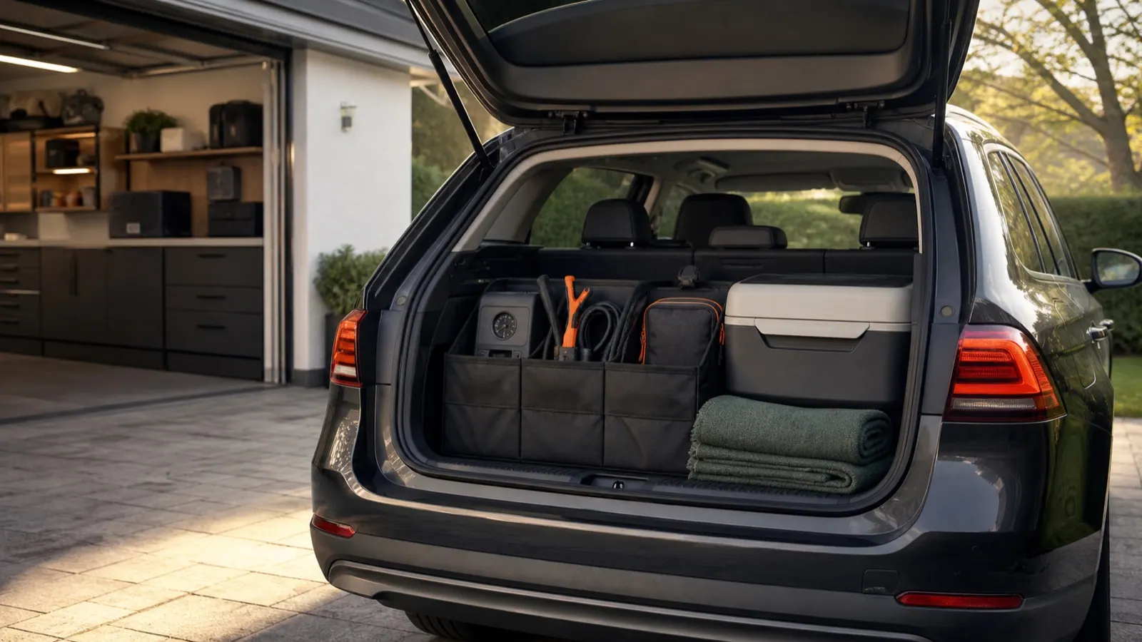 Escena práctica relacionada con Nevera portátil para coche: termoeléctrica o compresor
