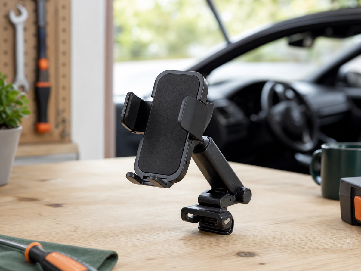 Soporte ajustable para fijar el móvil de forma estable en el coche